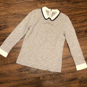 J. Crew Peter Pan Collar Top